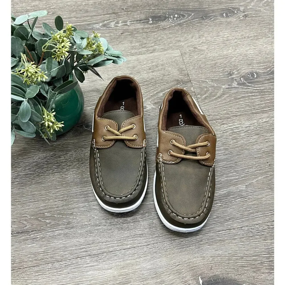 CoXist Suede Boat Shoes Size‎ 1 Youth NEW
